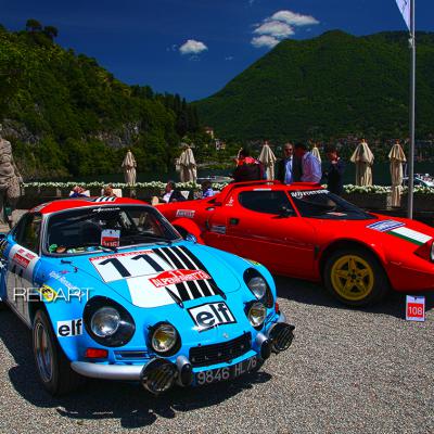 ALPINE A110 et LANCIA Stratos - Villa d'Este