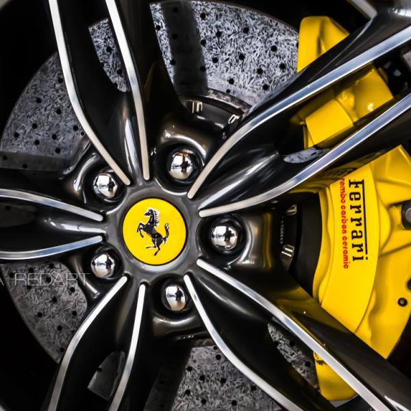 Jante et frein de Ferrari Roma